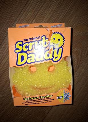 Кухонная губка scrub daddy желтая новая оригинал