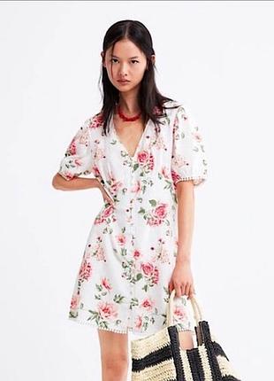 Сукня zara льон 3