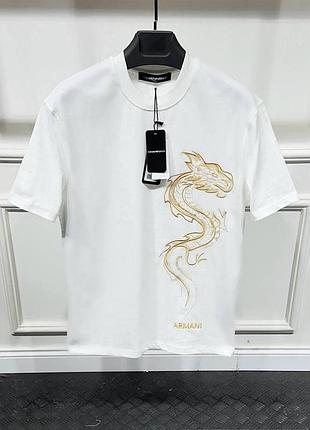 Брендовая мужская футболка armani