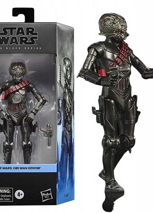 Коллекционная фигурка 1-jac из сериала «оби-ван кеноби» star wars 15 см – подвижная экшн-фигурка дроида-охотника с бластерами