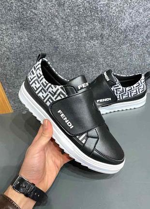 Кроссовки мужские fendi слиплны