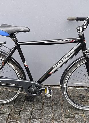 Велосипед busetto 28" nexus, рама alu, черный б/у