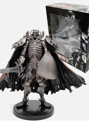 Колекційна фігурка skull knight silver ver. 21 см berserk – статуетка рицар-череп (берсерк)