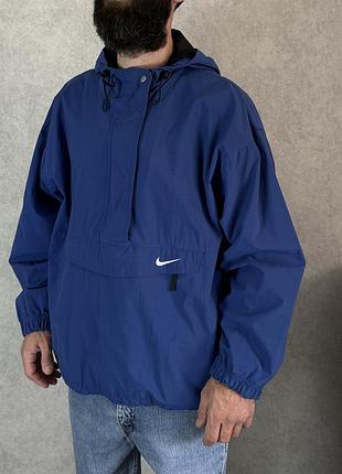 Вінтажний мембранний анорак nike vintage m ідеал