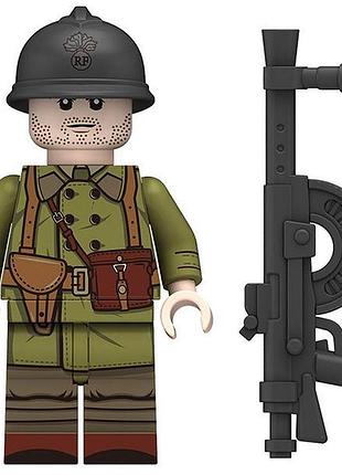 Фігурка французька піхота друга світова війна figures french infantry world war ii mjq260