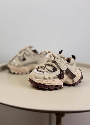 Детские кроссовки бежевые 1797 24