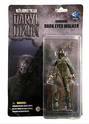 Коллекционная экшн-фигурка the walking dead daryl dixon dark eyes walker 11 см — коллекционная игрушка-монстр ходячие мертвецы в
