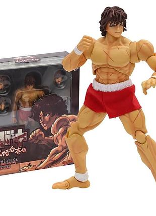 Аніме фігурка baki hanma baki the grappler 18 см – колекційна рухлива action figure бакі ханма з аніме «боєць баки» / collectible