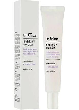 Крем д/обличчя точковий проти пігментації та постакне nia bright spot cream dr. oracle 30ml