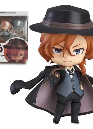 Коллекционная аниме фигурка chuya nakahara nendoroid 676 10 см bungo stray dogs – статуэтка чуя накахара (проза бродячих псов)