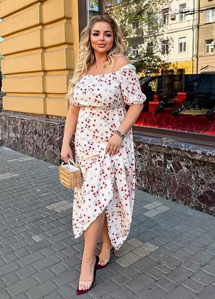 Легкое летнее платье макси