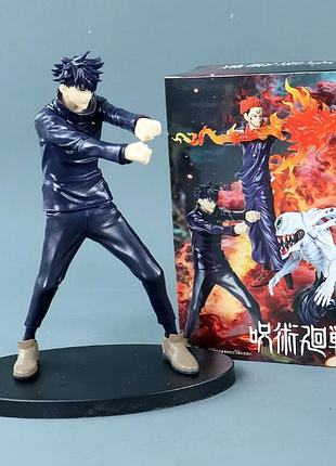 Коллекционная аниме фигурка megumi fushiguro jujutsu kaisen 19 см – статуэтка мегуми фушигуро магическое сражение