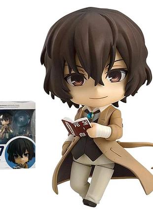 Коллекционная аниме фигурка osamu dazai nendoroid 657 10 см bungo stray dogs – статуэтка осаму дазай (проза бродячих псов)