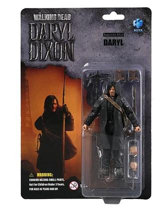 Коллекционная экшн-фигурка дэрил диксон — daryl dixon | ходячие мертвецы - the walking dead, hiya toys exquisite mini, 10см
