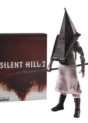Колекційна екшн-фігурка пірамідоголовий із сайлент хілл / pyramid head silent hill 2 — колекційна horror action figure deluxe