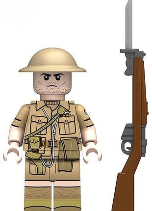Фігурка британський кулеметник друга світова війна figures british machine gunner world war ii mjq288