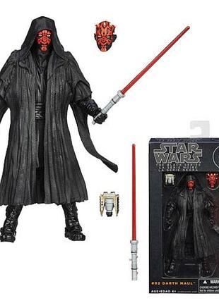 Колекційна екшн-фігурка star wars the black series darth maul #02 — дарт мол зоряні війни 15 см