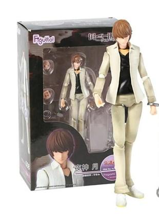 Колекційна аніме фігурка лайт ягамі (light yagami) зошит смерті / death note 16 см