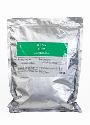 Альгинатная маска успокаивающая с чайным деревом esbell modelling mask tea tree dr. oracle 30g