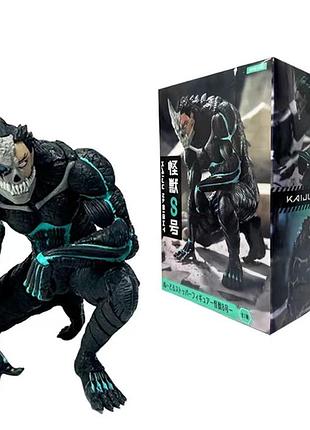 Коллекционная аниме фигурка kaiju no. 8 10 см (сидячая поза) – статуэтка кайдзю №8
