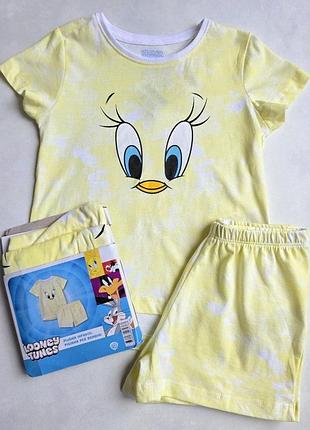 Дитяча піжама літня looney tunes 134-140 см для дівчаток