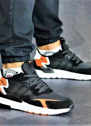 Кроссовки мужские jogger чёрные (наявність розмірів в описі)
