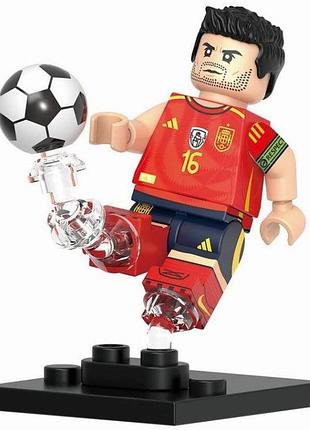 Фігурка родрі зірки футболу figures rodri football stars gh0637