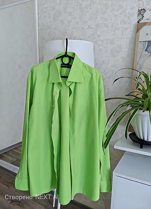 Шикарная актуальная рубашка из хлопка 💚