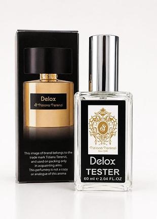 Tiziana terenzi delox de parfum 60 мл — унісекс парфуми, квітково-деревний аромат, кава, турецька троянда, ваніль, мед, амбра