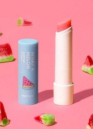 Бальзам для губ увлажняющий с арбузом manyo what a melon moisture lip balm 4g