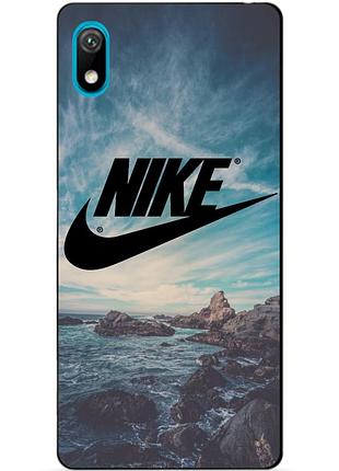 Чехол силиконовый для huawei y5 2019 с рисунком nike