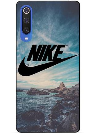 Силіконовий чохол бампер для xiaomi mi 9 se з малюнком nike