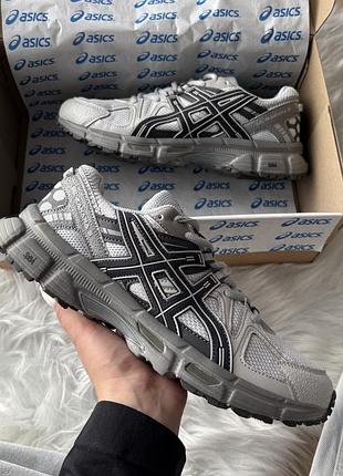 Кросівки asics gel-kahana 8 light grey dark stripes