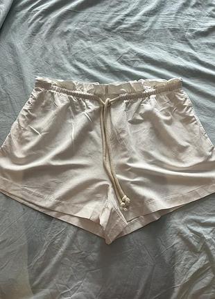 Літні шорти h&m, нові,суміш льону та віскози, розмір xl-xxl