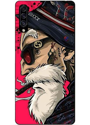Силиконовый чехол бампер для samsung a30s 2019 galaxy a307f с рисунком дед хипстер