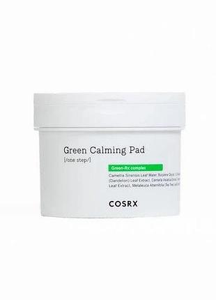 Тонер-диски для лица успокаивающие cosrx one step green hero calming pad 70ea