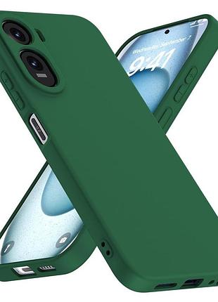 Чохол fiji full soft premium для xiaomi redmi a7 pro протиударний бампер з мікрофіброю dark green