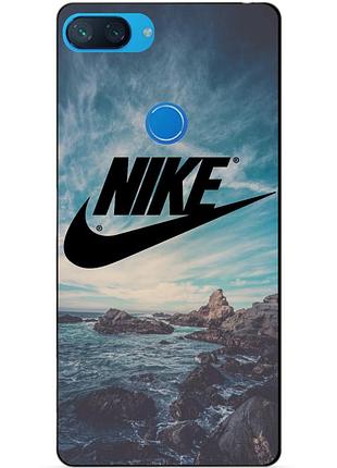 Силіконовий бампер чохол для xiaomi mi 8 lite з малюнком nike
