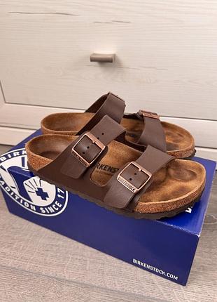 Сандалі жіночі birkenstock arizona bs 36 regular fit dark brown коричневі