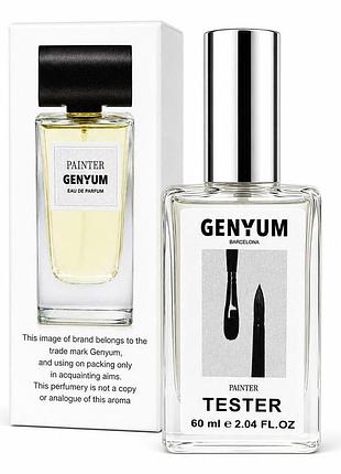 Genyum painter eau de parfum 60 мл — унісекс парфуми, деревно-пряний нішевий аромат, чорний перець, морські ноти, ветивер