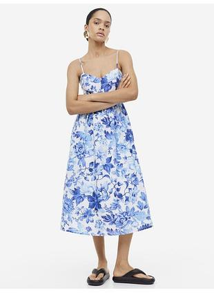 Красивий сарафан з льоном h&m