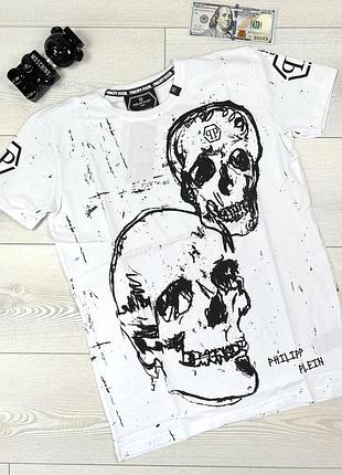 Брендовая мужская футболка philipp plein