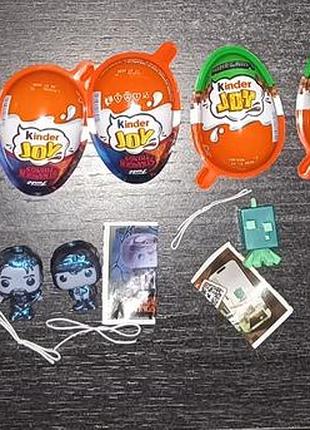 Фигурки kinder joy stranger things и minecraft