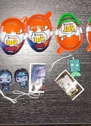 Фигурки kinder joy stranger things и minecraft 3