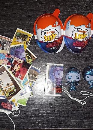 Фигурки kinder joy stranger things и minecraft 6