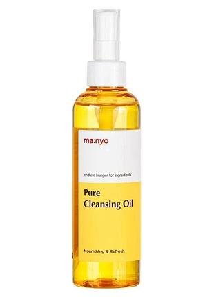 Гидрофильное масло для глубокого очищения кожи manyo pure cleansing oil 300ml