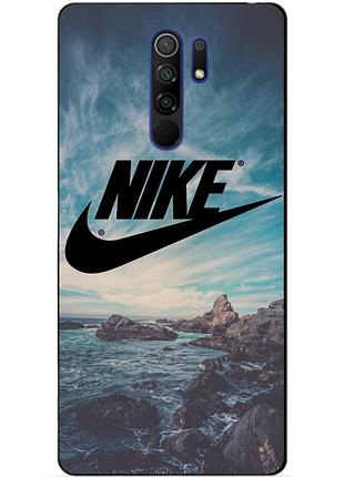 Силіконовий бампер чохол для xiaomi redmi 9 з малюнком nike