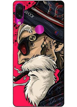 Силіконовий бампер чохол для xiaomi redmi note 7 з малюнком дід gucci