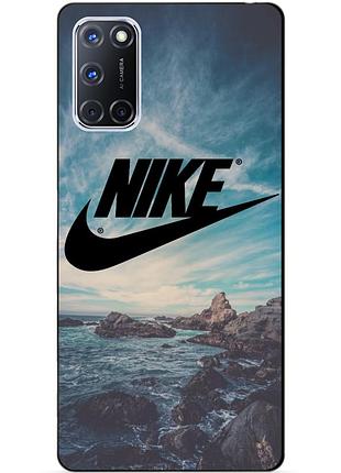 Силіконовий бампер чохол для oppo a72 з малюнком nike