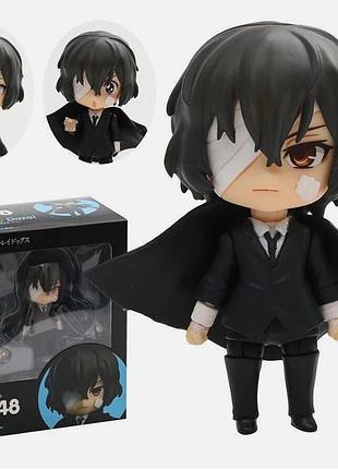 Колекційна аніме фігурка osamu dazai nendoroid 1748 9 см bungo stray dogs – статуетка осаму дазай (проза бродячих псов)